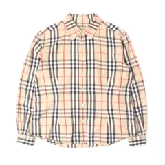 バーバリー ロンドン ウィメンズ ベージュ ノヴァチェック シャツ