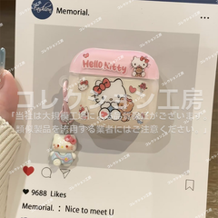 Hello Kitty  2025年新作 AirPods 第4世代用 保護ケースAirPods Pro第1世代/AirPods Pro第2世代/AirPods Pro第3世代/AirPods Pro第4世代対応 収納保護 日常・旅行・通勤に最適 プレゼントにも