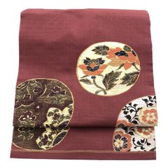 5-31 夏帯 名古屋帯 九寸 美品 正絹 着物 名古屋仕立て - メルカリ