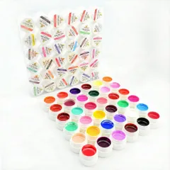 新品！定価2999円【36色セット カラージェル 5g スターターキット】ネイルチップ用 UVレジン ネイル用品 ジェルネイル ネイルライト ジェルライト UV LED UVライト LEDライト セルフネイル ネイルサロン 30色 12色 カラーUVレジン