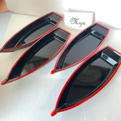 280/ 4点 新品 舟器 舟盛 黒 寿司桶 刺身和食器 器 食器のサムネイル