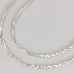 Pt850 プラチナ スクリューネックレス 造幣局刻印 1.47g 40㎝ D916