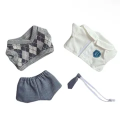 10cmぬいぐるみ用 着せ替え服 ぬい服 コスチューム ちびぬい服 優等生4点