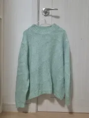 色褪せたミント色の ZARA(ザラ) ニット