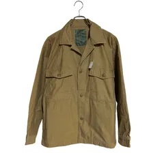 ZM1654 BACK NUMBER バックナンバー ジャケット シャツ 長袖 ブラウン カーキ カジュアル メンズ L