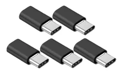 変換アダプタ ブラック,5個 ライトニング to Type-C iOS充電ケーブルを変換コネクター 充電 データ転送 アルミニウム合金製ライトニングメス toType-Cオス対応 