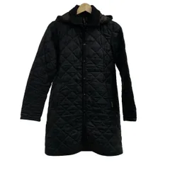 LAVENHAM(ラベンハム) コート サイズENGLAND 36 レディース - 黒 長袖/キルティング/中綿/フード着脱可/秋/冬