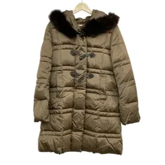 マックスマーラウィークエンド ダウンコート サイズ40 M レディース - ダークブラウン 長袖/ジップアップ/ファー着脱可/冬