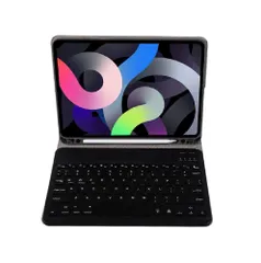 【新着商品】iPad Pro 11 インチ 2022 キーボード ケース iPadPro11 第 4 世代 3 世代 2 世代 キャンディー色 ペンホルダー付き 保護カバー 分離式 女性 人気 プロ11 キーボード付き 薄型 カラフル 可愛い レディース (黒