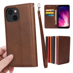 【新着商品】適用 iPhone 15 ケース 手帳型 PUレザー ストラップ 同梱 カード収納 スタンド機能 耐衝撃 アイフォン15 スマホケース 手帳 いphone15 case カバー 財布型 内蔵マグネット 弱磁 ストラップホール 携帯カバー レトロ ダ