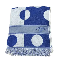 美品 エルメス タグ付 ビーチタオル バスタオル ドット ヨッティング ブルー 楽天市場】エルメス ビーチ タオルの通販