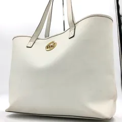マイケルコース トートバッグ 白 MICHAEL KORS レザー 中古 B