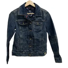 TOMMY HILFIGER(トミーヒルフィガー) Gジャン サイズM レディース - ダークネイビー 長袖/春/秋