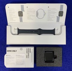 展示品 デモ機★Apple Watch Series9 GPS + Cellularモデル 45mm 3M597J/A ミッドナイトスポーツバンド S/M