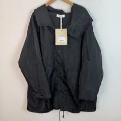 MOERSHOP モアショップ モッズコート 無地 ブラック Lサイズ メンズ 古着 モード テック系