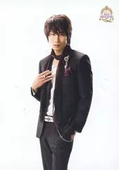 【中古】生写真(男性) 佐藤重幸/膝上・ジャケット黒・インナー白・右手胸・左手ポケット/ThankCUE FAN MEETING 2008