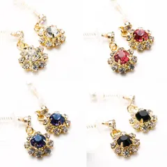 🌸フラワーイヤリング４色セット🌸