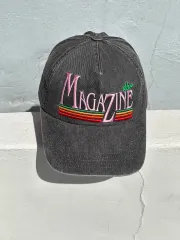 (新品) F MAGAZINE ブラック デニム ベースボールキャップ 帽子