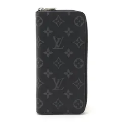 LOUIS VUITTON ルイ ヴィトン モノグラムエクリプス ジッピーウォレット ヴェルティカル ラウンドファスナー 長財布 メンズ M62295