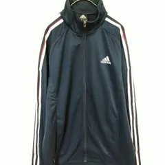 アディダス　トラックジャケット　メンズM　2007年製　Y2K　ネイビー　美品