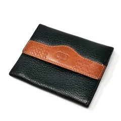 Chiristian Dior ディオール　コインケース　黒　レザー　CDロゴ　中古美品　管理番号KKVUKO4150