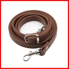 【在庫処分】単品 ラップ ショルダースト 持ち手ストラップ 交換用 バッグ修理 バッグ用 ひも ショルダーバッグ 調節可能 約120cm… ショルダーベルト レザー カバン バッグ (ブラウンのショルダーストラップ+シルバーのバックル) ショルダー ショルダー