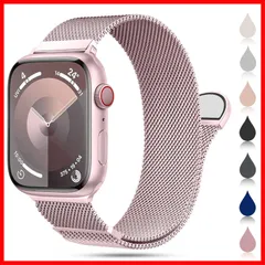 【在庫セール】メッシュ ベルト 通気 強力な磁 長さ調節 コンパチブル コンパチブル コンパチブル Apple Apple 男女兼用 Watch Watch ステンレス留め金製 Series バンド バンド 49mm 11/10/9/8/7/6/5/4/3/2