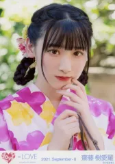 【中古】生写真(女性) イコールラブ(=LOVE)/齋藤樹愛羅/バストアップ/イコールラブ(=LOVE)生写真セット(9thcw「夏祭り恋慕う」衣装)「2021.September-II」