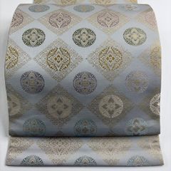 美品】 袋帯 秀品 鳳凰 花唐草 金糸 箔 黒 六通 正絹 【中古】 - メルカリ