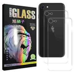 対応 iPhone SE 2 / iPhone SE 3 背面フィルム 【2枚セット- 日本AGC旭硝子 - 高 品質 】 iPhone SE 第2世代 強化ガラス iPhone SE 第3世代 背面保護フィルム 【 日本旭硝子素材採用 硬度9H 耐衝撃 飛散