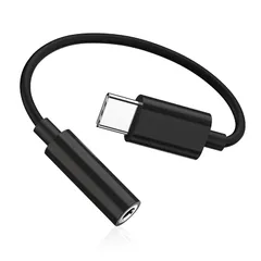 【YWXTW】USB Type-C to 3.5mm イヤホンジャックアダプタ 変換ケーブル タイプCからAuxオーディオアダプタケーブル HIFI音質 通話・音楽・音量調節可能 MacBook Air/Pro/iPad Pro/Android/タイプCに対応