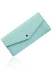 [ムラ] 薄っ。軽っ。かぶせ蓋付き極薄長財布 サフィアーノレザー レディース 本革 薄型財布 スキミング防止機能付き 薄い 軽量