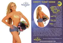【中古】コレクションカード(女性) 32 : CHRISTY “SUNNI” HEMME
