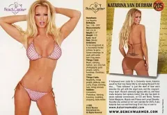 【中古】コレクションカード(女性) 205 : KATARINA VAN DERHAM