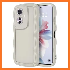 【新品】 HeeNia OPPO Reno 11A 対応 ケース カバー TPU シリコン質感 耐衝撃 落下防止 取付簡単 カメラ保護 レンズ保護 高級携帯電話ケース OPPO Reno 11A 用 (アプリコット) 0