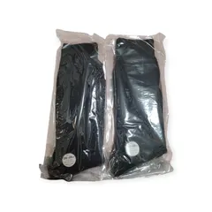 グンゼ　メンズ用ソックス　パイル裏起毛　紳士ソックス　ブラック色　24-26cm　合計2足組