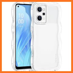 【新品】 BENTOBEN OPPO Reno 9A /7A ケース クリア 波型 うねうね かわいい 韓国 ソフト 超軽量 耐衝撃 指紋防止 ストラップホール付き 透明 おしゃれ ウェーブ カバー OPPO Reno 9 A/Reno 7A スマホケース 0