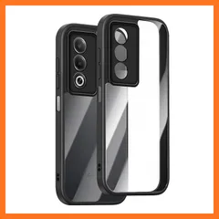 【新品】 [SinRenn] OPPO A3 5G (A402OP CPH2639) ケース クリア 360°全面保護 薄型 レンズ保護 スマホケース 耐久性 透明PC背面+ソリッドカラー TPUフレーム 耐衝撃 携帯カバー 黄変防止 擦り傷防止 米軍MI 1