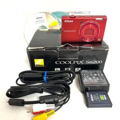 箱・付属品完備】Nikon COOLPIX S6200 レッド デジカメ - メルカリ