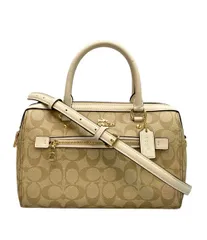 美品 コーチ 2way ハンドバッグ ショルダーバッグ 斜め掛け シグネチャー F83507 レディース COACH