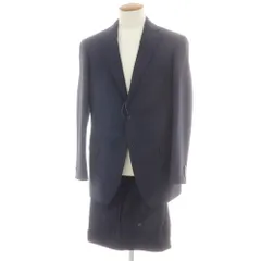 【中古】スーツカンパニー THE SUIT COMPANY SUPER110‘S ウール 3つボタンスーツ ネイビー【サイズ175cm-4Drop（M位）】【メンズ】