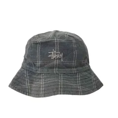 ステューシー Stussy OLD チェック バケットハット メンズ  L/XL