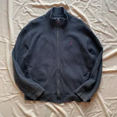90's / 《Ralph Lauren》cotton sweat zip up jacket ラルフローレン スウェット トラックジャケット 90年代 レギュラー古着