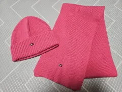 (未使用) Tommy Hilfiger キッズ用 ビーニー & マフラー (L/XL) 出品
