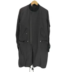 ジョンローレンスサリバン JOHN LAWRENCE SULLIVAN MA-1型 ロングコート ドローコード 裏地メッシュ メンズ FREE 