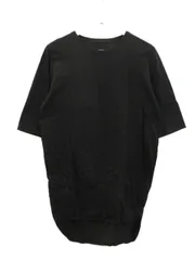 シビラ SYBILLA PLAYA オーガニックコットンオーバーサイズロングTシャツ 半端袖 チュニック丈 黒 ブラック 綿 コットン M トップスのサムネイル
