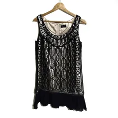 Diagram GRACE CONTINENTAL(ダイアグラム) ワンピース サイズ36 S レディース美品  - 黒 キャミワンピ/ひざ丈