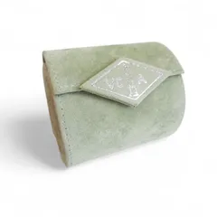 ヴァンクリーフ＆アーペル Van Cleef & Arpels ジュエリーボックス グリーン 時計用空箱 スエード調