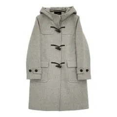 green label relaxing CBダッフルコートLONG 40 定価27500円 3625-139-1146 グレー レディース グリーンレーベルリラクシング【中古】5-1127A♪