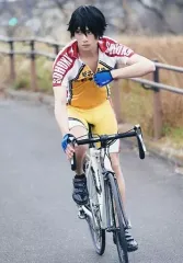 【中古】生写真(男性) 山崎晶吾(今泉俊輔)/全身・野外・キャラクターショット/舞台『弱虫ペダル』新インターハイ篇FINAL～POWER OF BIKE～ ブロマイド(個人セット)